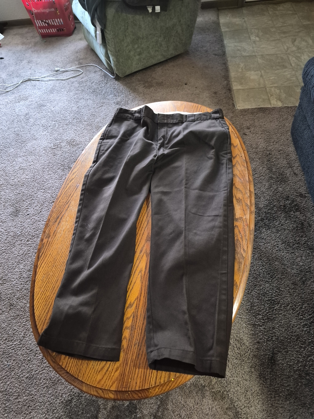 Dickies Classic Straight Leg Pants in Brown 40x28